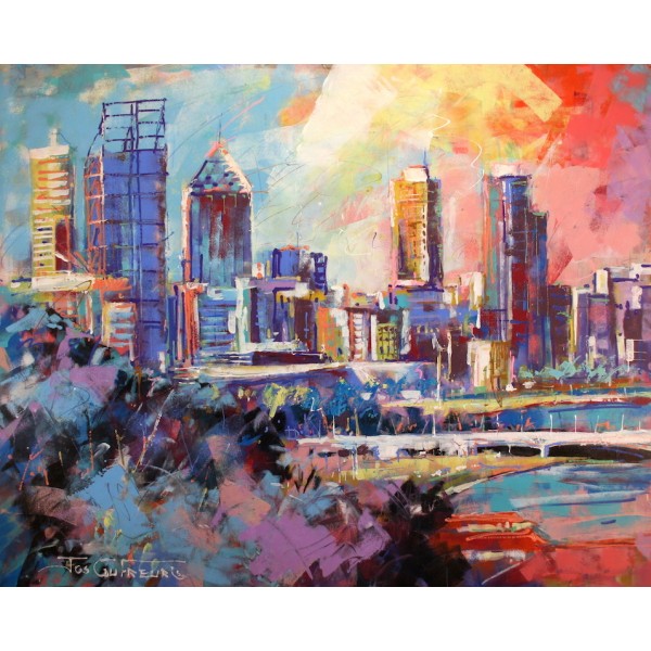 Perth City Skyline